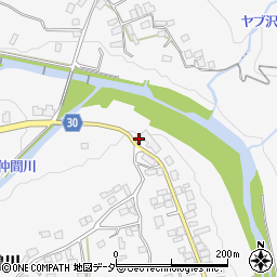 山梨県上野原市鶴川90周辺の地図