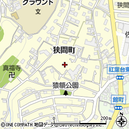 東京都八王子市狭間町1792周辺の地図