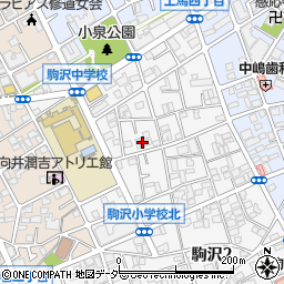 東京都世田谷区駒沢2丁目45-2周辺の地図
