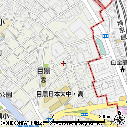 東京都目黒区目黒1丁目8-1周辺の地図