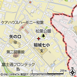 東京都稲城市矢野口1898-17周辺の地図