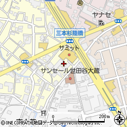 東京都世田谷区砧1丁目1周辺の地図