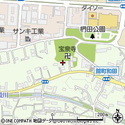 東京都八王子市館町347周辺の地図