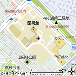 東京歯科大学　調査室周辺の地図