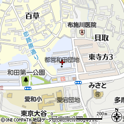 都営和田団地３－１－８周辺の地図