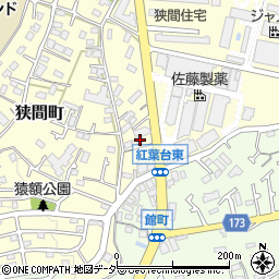東京都八王子市狭間町1727周辺の地図