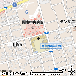 世田谷区立用賀小学校周辺の地図