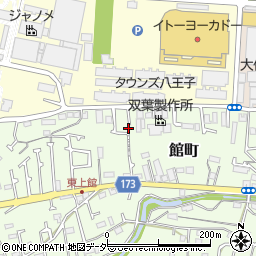 東京都八王子市館町472周辺の地図
