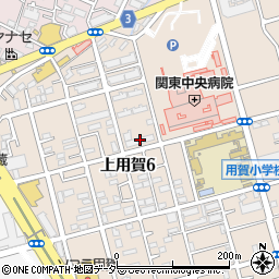 関東中央病院六丁目職員宿舎１号棟周辺の地図
