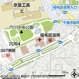 穴川コミュニティセンター　多目的室周辺の地図