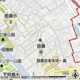 東京都目黒区目黒1丁目周辺の地図