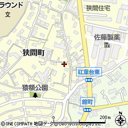 東京都八王子市狭間町1768周辺の地図
