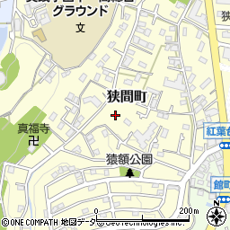 東京都八王子市狭間町周辺の地図