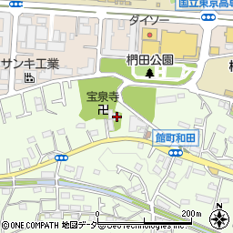 東京都八王子市館町308周辺の地図