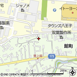 東京都八王子市館町479周辺の地図