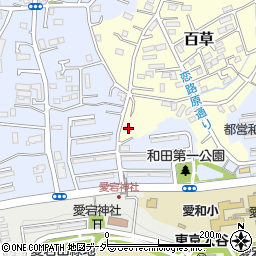 東京都多摩市百草1213周辺の地図