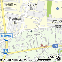 東京都八王子市館町485周辺の地図