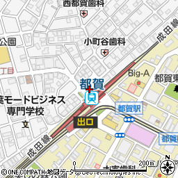 都賀駅周辺の地図