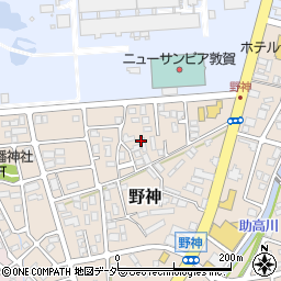 福井県敦賀市野神周辺の地図