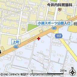 日乃屋カレー 甲府上町店周辺の地図