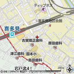 宮崎理容所周辺の地図