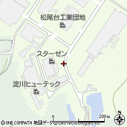千葉県山武市松尾町富士見台周辺の地図