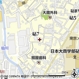 東京都世田谷区砧7丁目8周辺の地図