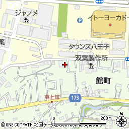 東京都八王子市館町476周辺の地図