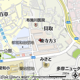 都営東寺方団地３－１－５周辺の地図