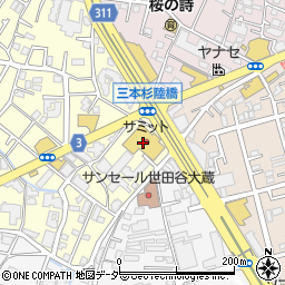 東京都世田谷区砧1丁目1-2周辺の地図