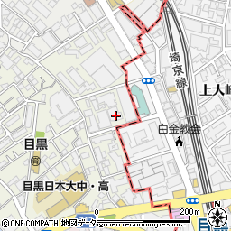 東京都目黒区目黒1丁目2-7周辺の地図