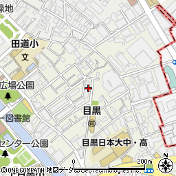 東京都目黒区目黒1丁目21周辺の地図