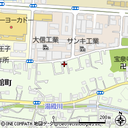 東京都八王子市館町442周辺の地図