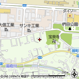 東京都八王子市館町423周辺の地図