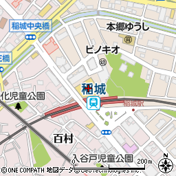 コナミスポーツクラブ稲城周辺の地図