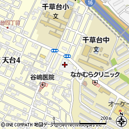京葉銀行　研修所周辺の地図