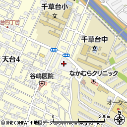 京葉銀行　研修所周辺の地図