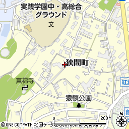 東京都八王子市狭間町1831周辺の地図