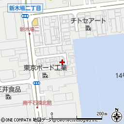 東京都江東区新木場2丁目11-2周辺の地図