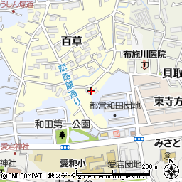 東京都多摩市百草1164周辺の地図