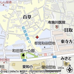 東京都多摩市百草1161周辺の地図