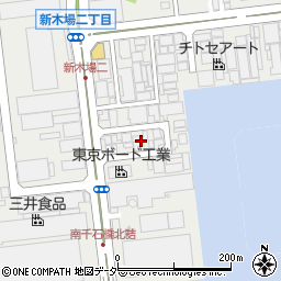 東京都江東区新木場2丁目11周辺の地図