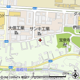 東京都八王子市館町435周辺の地図
