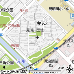 見明川団地５０号棟周辺の地図