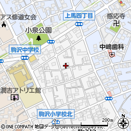 東京都世田谷区駒沢2丁目57-3周辺の地図