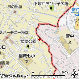 東京都稲城市矢野口2017-6周辺の地図