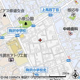 東京都世田谷区駒沢2丁目57-5周辺の地図