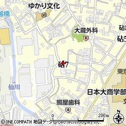 東京都世田谷区砧7丁目8-23周辺の地図