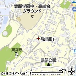 東京都八王子市狭間町1829周辺の地図