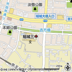 東京都稲城市矢野口3050-4周辺の地図